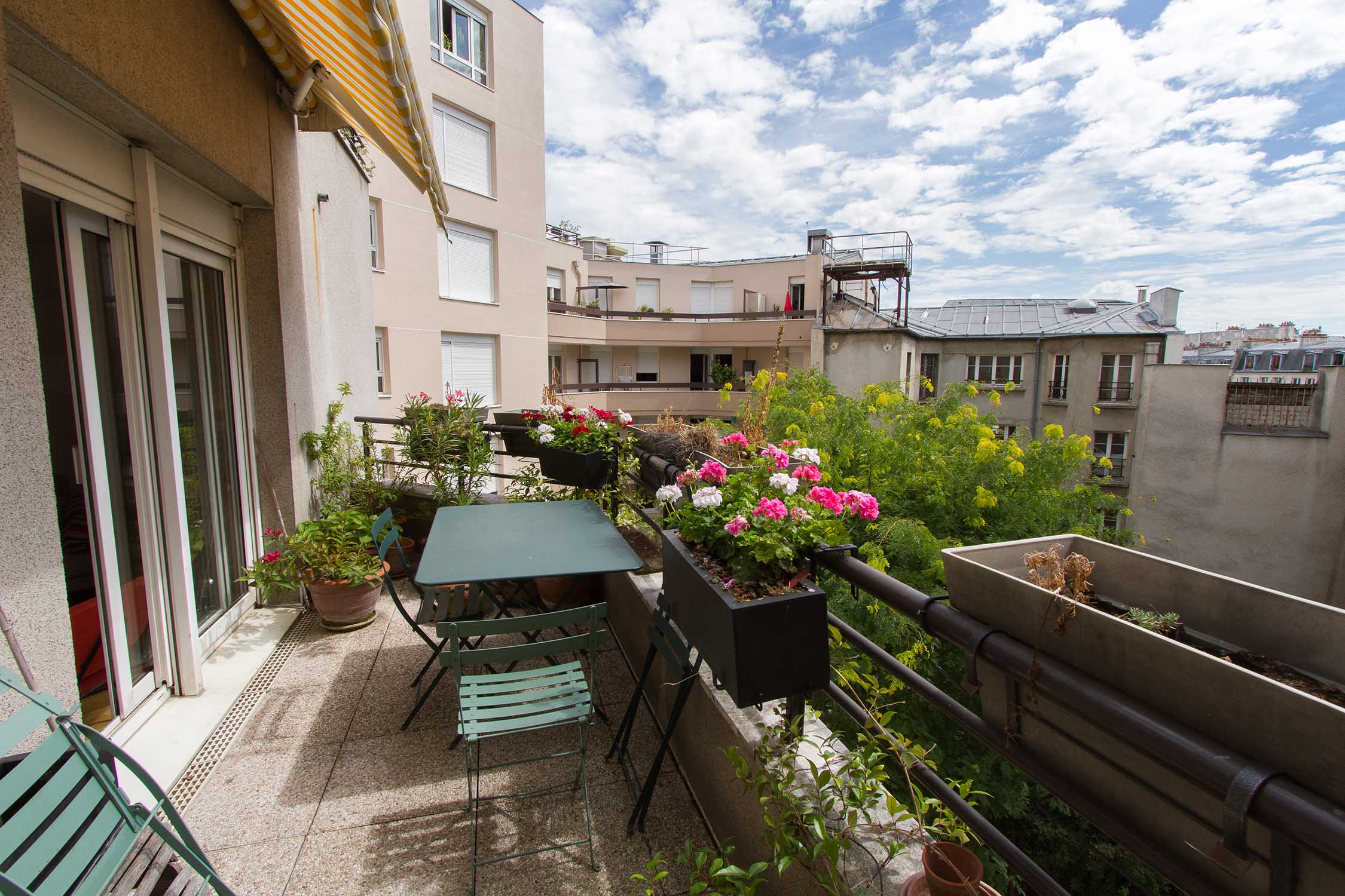 appartement vente achat Montmartre 75018 Paris 18ème terrasse balcon