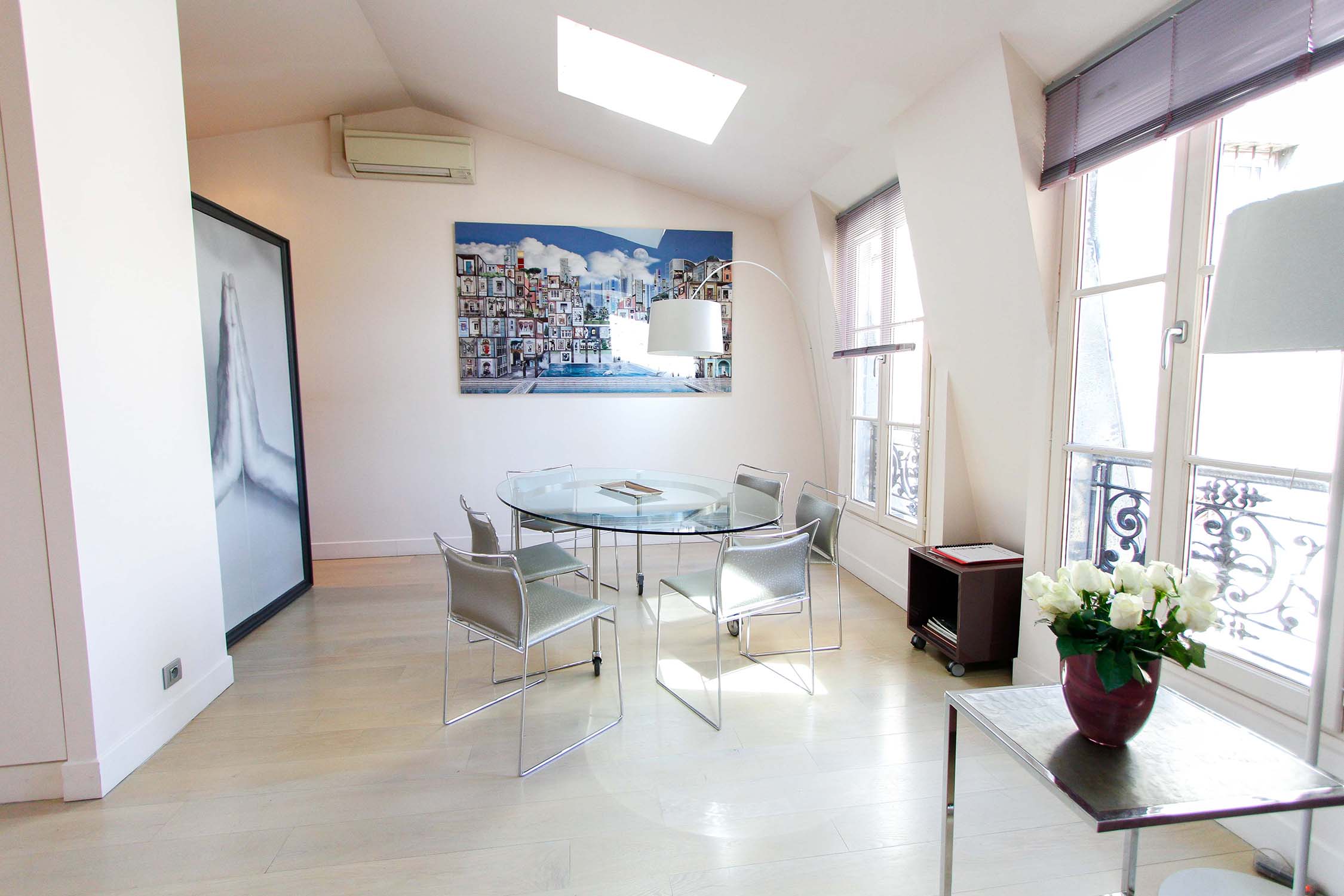 vente appartement duplex dernier étage Paris 6ème 75006 Saint Germain terrasse Rooftop Vue dégagée luxe parisien