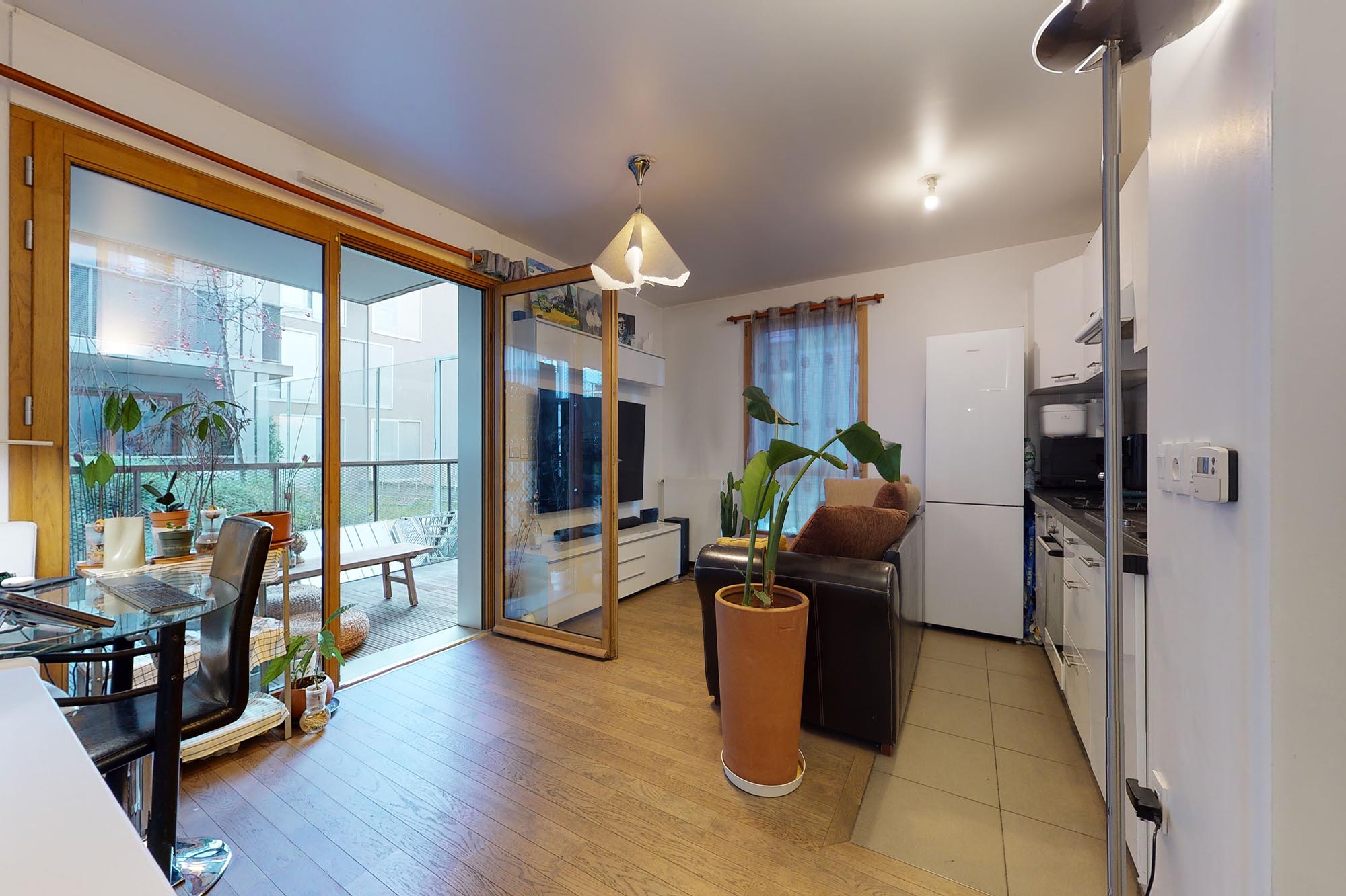 vente appartement 2 pièces terrasse Boulogne 92 immeuble récent